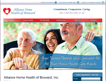 Tablet Screenshot of allianceofbroward.com